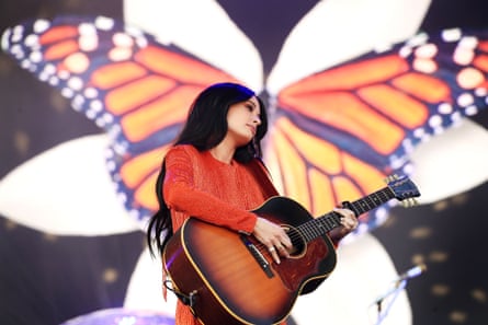 Kacey Musgraves performing at Coachella in California earlier this month.
