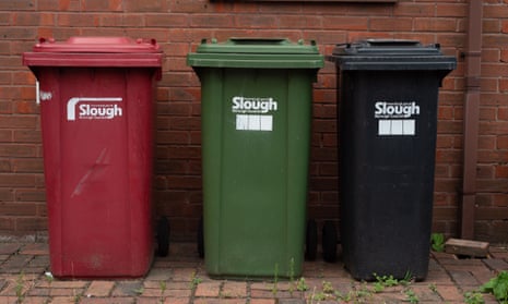 Slough borough council refuse bins