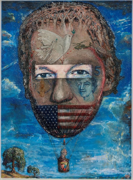 Shaun Gladwell’s painting of Julian Assange