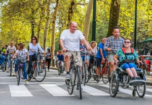 Cyclists in Brussels