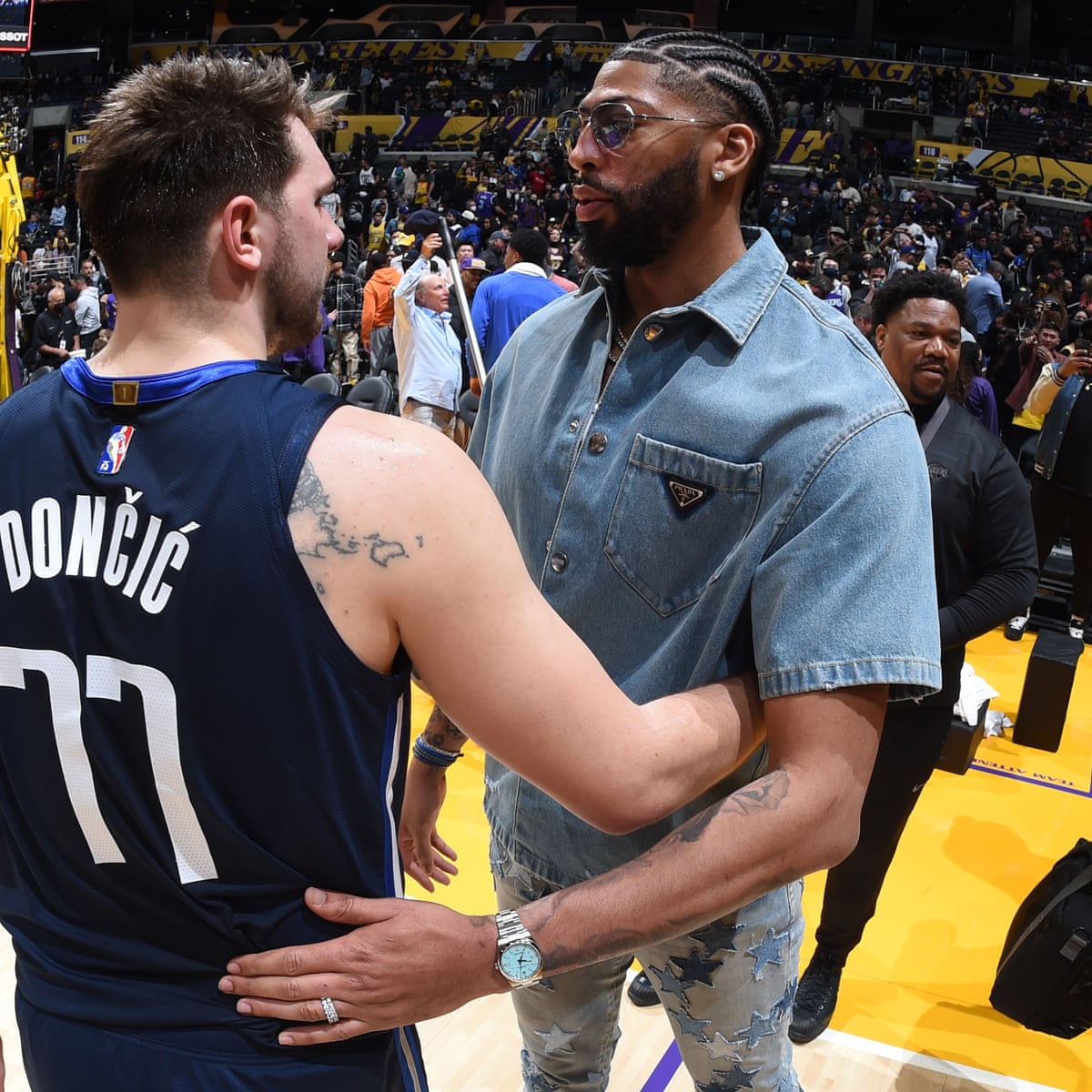 The Luka Dončić-Anthony Davis trade is shocking, franchise-altering and bizarre | Luka Dončić | The Guardian