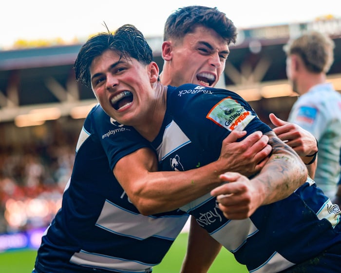 Louis Rees-Zammit scores two tries as Bristol defeat champions Northampton