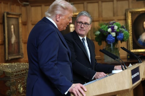 Keir Starmer has done his best to maintain warm relations with Donald Trump as he sought to avoid punitive tariffs hitting the UK.