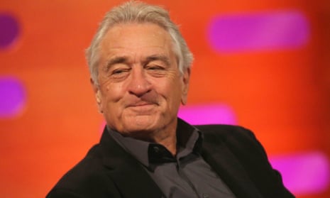 Robert De Niro during filming for The Graham Norton Show on Friday.