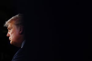 Donald Trump during the first US presidential debate hosted by Case Western Reserve University and the Cleveland Clinic in Cleveland, Ohio.