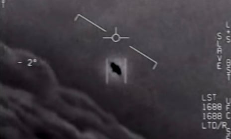 Video grab image taken on 28 April 2020 showing ‘unidentified aerial phenomena’.