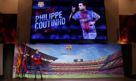 Barcelona present new signing Philippe Coutinho