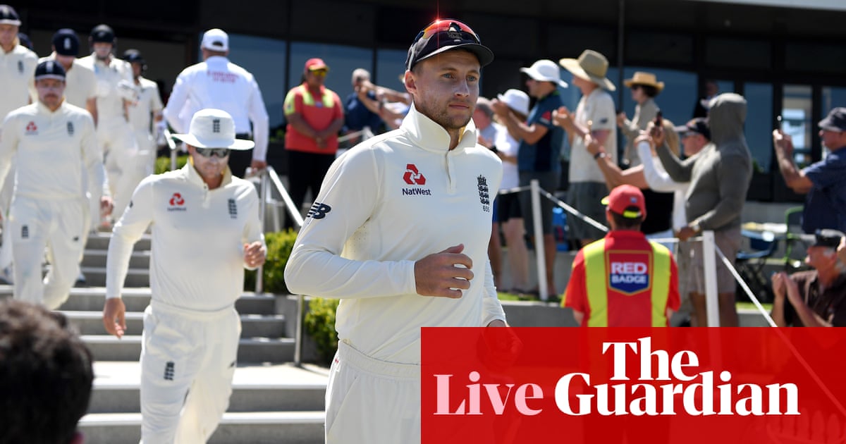 New Zealand v England: first Test, day three – live!