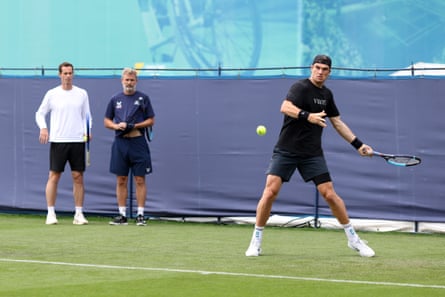 Jack Draper goes to activity nether nan watchful oculus of Andy Murray astatine Eastbourne