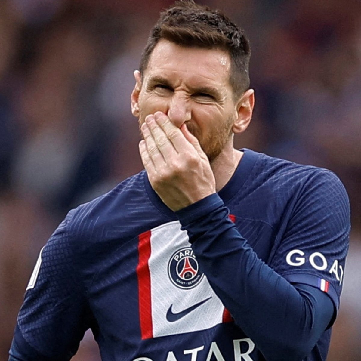 Lionel Messi back training with Paris Saint-Germain after suspension | Lionel Messi | The Guardian
