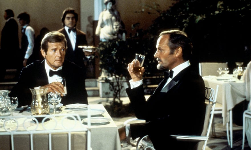 ‘What a sad, sad loss’ … with Roger Moore in For Your Eyes Only.