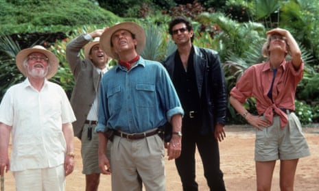 Sam Neill, Jeff Goldblum and Laura Dern in Jurassic Park