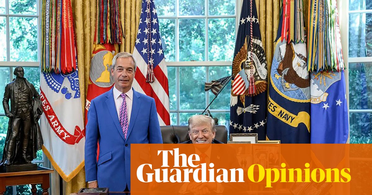 The greatest challenge Farage has ever faced – convincing the world he was never besties with Donald Trump | Marina Hyde