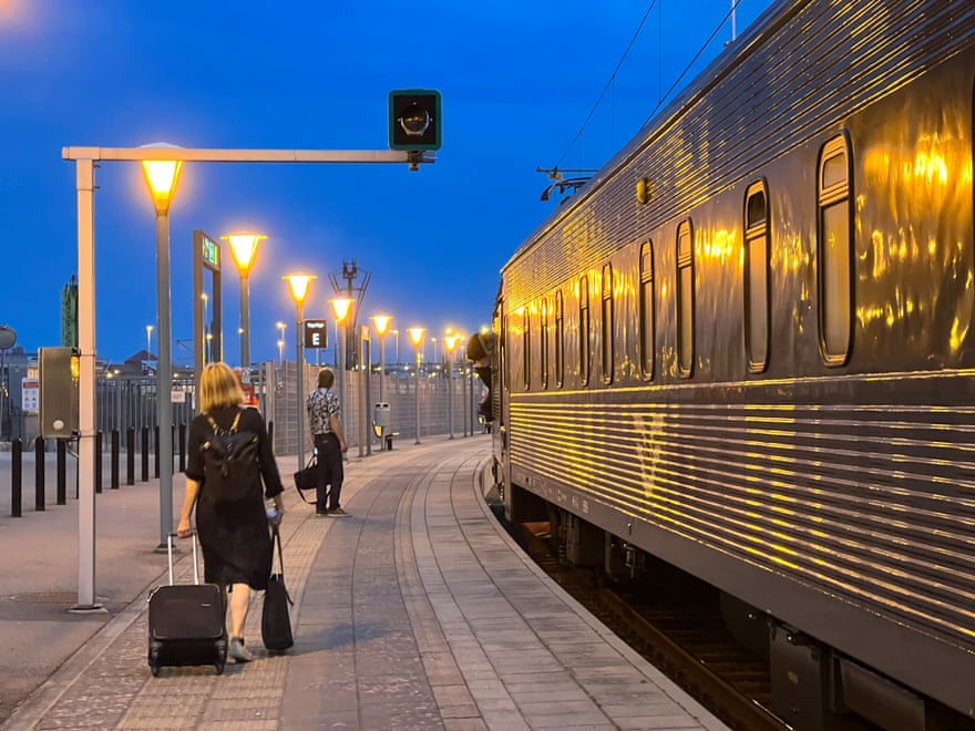 The Stockholm sleeper train.