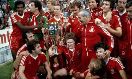 The Nottingham Forest side 1979 European Cup final