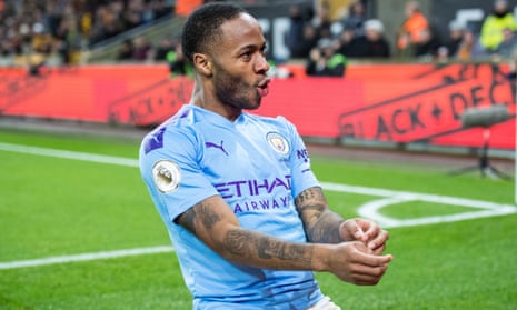 Raheem Sterling’s Manchester City will host Arsenal when the Premier League resumes.