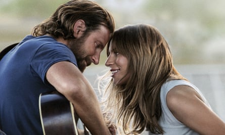 Bradley Cooper, left, and Lady Gaga in a A Star is Born.