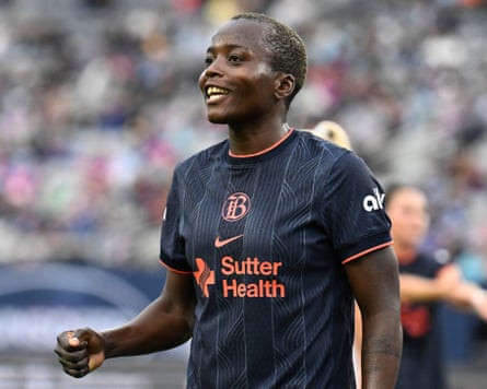 Zambia forward Racheal Kundananji is Bay FC’s standout player, having joined in February 2024 for a then world-record fee.