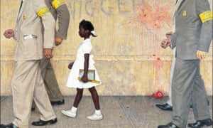 Norman Rockwell’s The Problem We All Live WIth, on display at the New York Historical Society Museum.