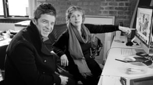 Noel Gallagher and Jill Furmanovsky, JFA Studio by Yvonne Catterson, October 2023