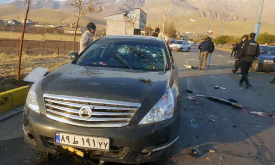 Mohsen Fakhrizadeh was killed while driving on a highway near Tehran.