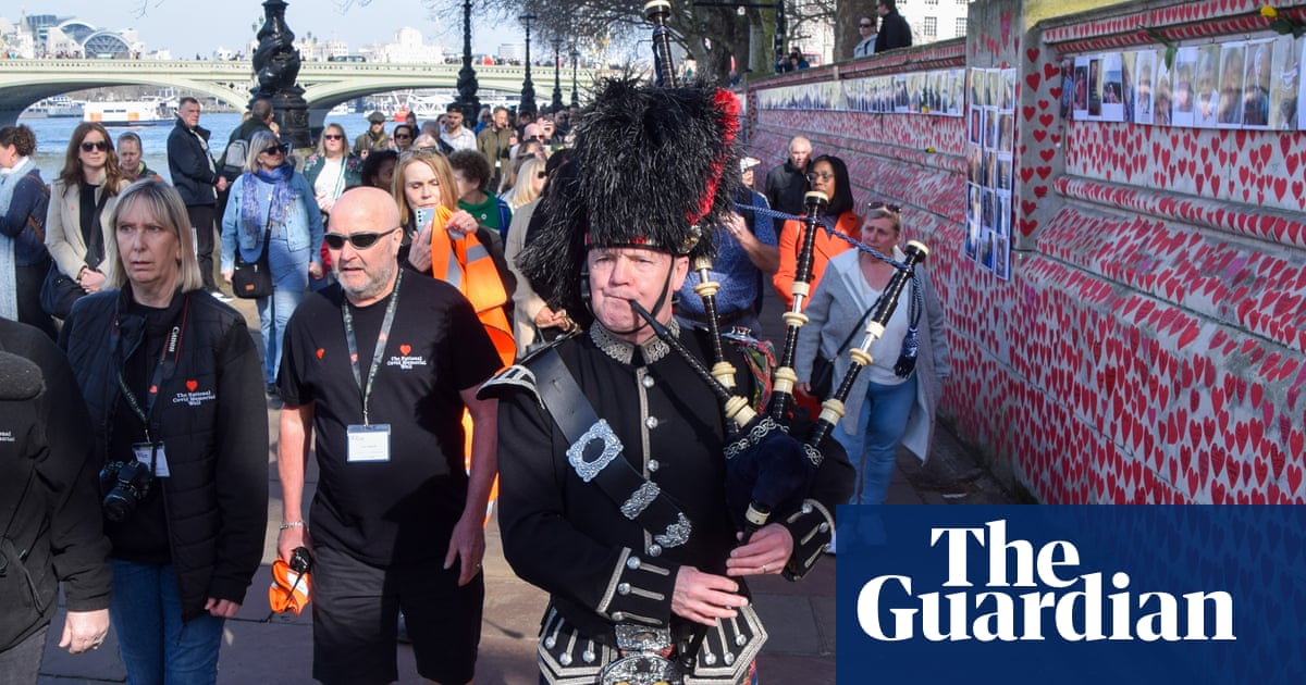 Bereaved come together to mark five years since Covid-19 pandemic outbreak | Coronavirus Bereaved come together to mark five years since Covid-19 pandemic outbreak | Coronavirus