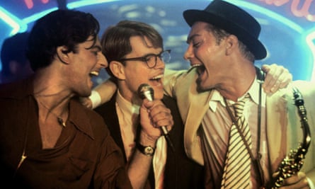 From left: Fiorello, Matt Damon and Jude Law in the 1999 film version of The Talented Mr Ripley.