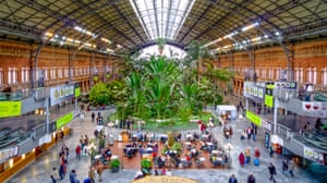 The greenhouse on the concourse of Madridâs Atocha station.