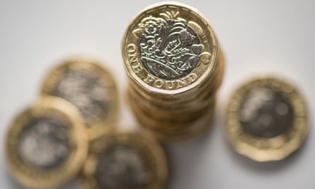 One pound coins