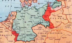 A map of Prussia, circa 1870.