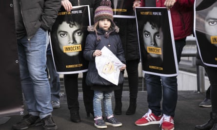Michael Jackson fans protest against the film.