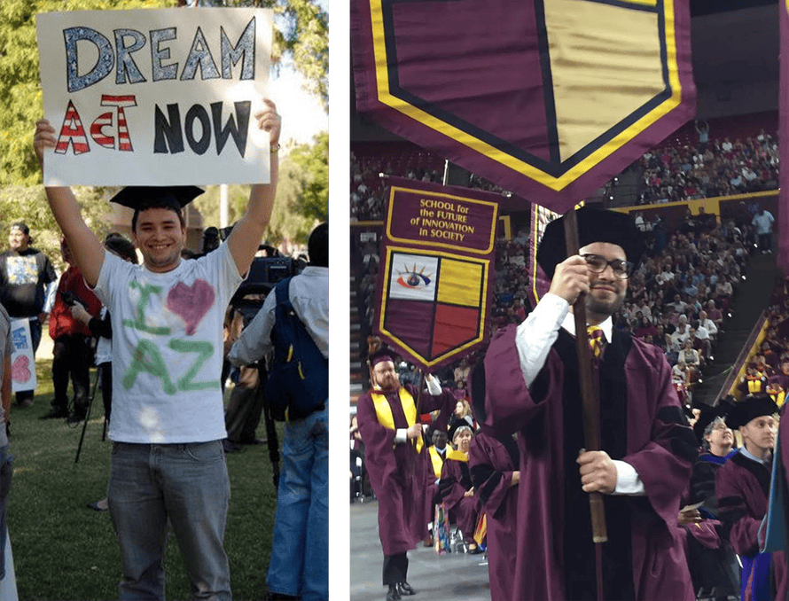 Germán Cadenas advocated for the Dream Act, which would provide a pathway to citizenship for law-abiding people who arrived in the US at a young age.