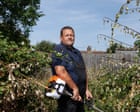 ‘I’m giving people a happy space’: the man clearing gardens for free – and letting light into strangers’ lives
