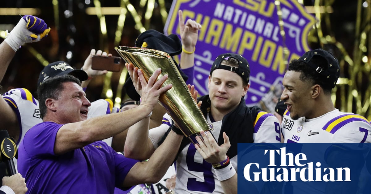 Joe Burrow: from back-up quarterback to likely NFL No 1 overall pick