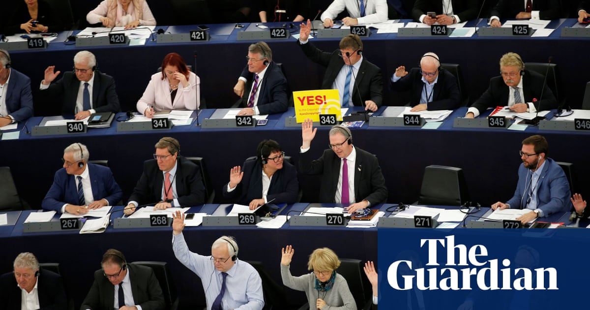 MEPs approve sweeping changes to copyright law © The Guardian MEPs approve sweeping changes to copyright law