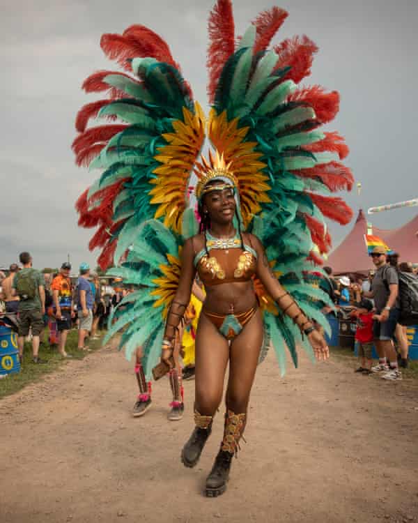 Notting Hill carnival at Glastonbury 2022.