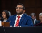 FBI director Kash Patel wears Liverpool FC tie to US Senate hearing