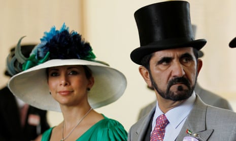 Princess Haya and Sheikh Mohammed pictured at Royal Ascot.