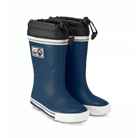 Spotty Otter Kids’ Forest Leader Fleece Lined wellies, Navy £34.95