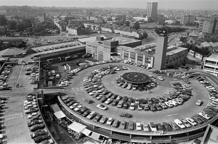 Motor city … the listed City Arcade car park in 1985.