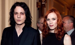 White with his former wife Karen Elson, 2010.