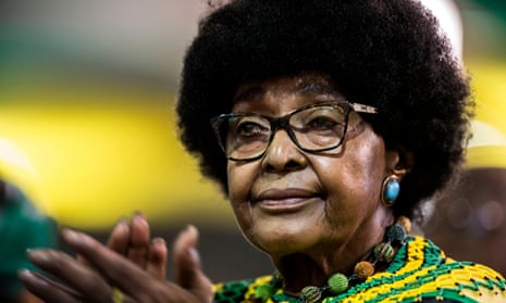 Winnie Madikizela-Mandela at an African National Congress conference in December 2017