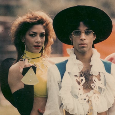 Sheila E with Prince in 1988