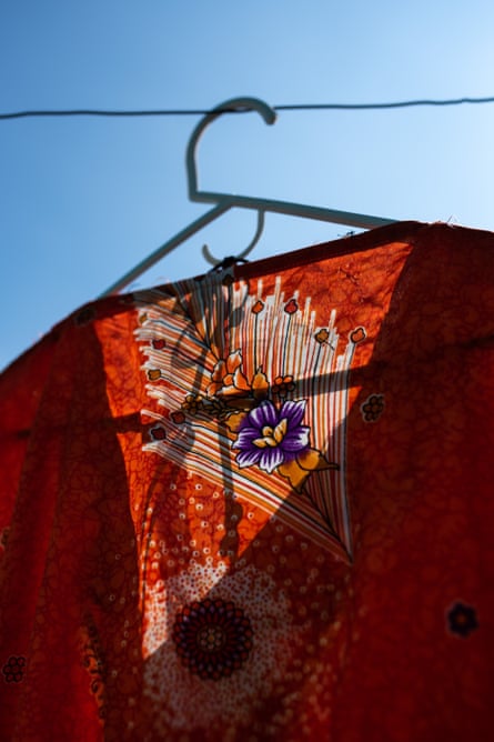 Six-year-old Emelyn Andrea Belalcázar’s dress for Afro-Colombian Day in Quinamayó.