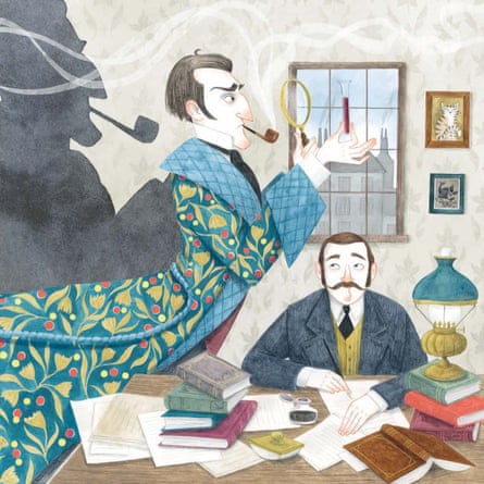Arthur Who Wrote Sherlock by Linda Bailey, illustrated by Isabelle Follath.
