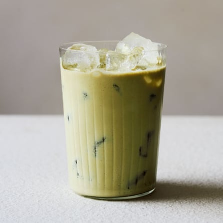 Nik Sharma’s creamy spiced pistachio milk.