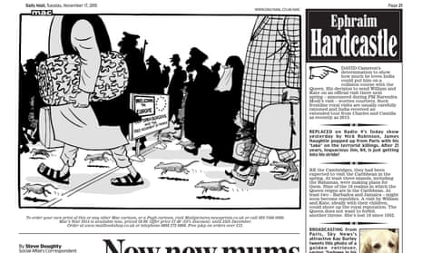 Mac’s cartoon in the Daily Mail.