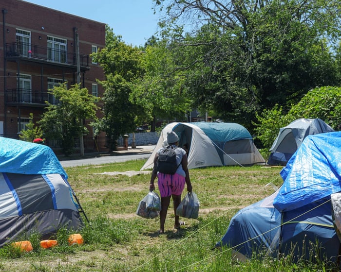 Outcry after Atlanta tosses unhoused people’s belongings near World Cup spot