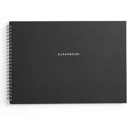 Black scrapbook