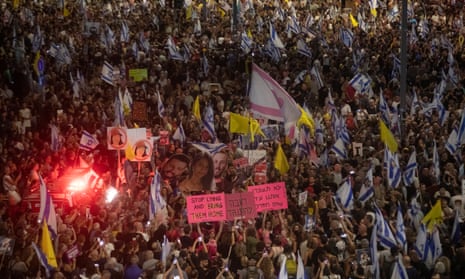 Center East disaster dwell: Israelis surge to the streets in new wave of protest as heavy air raids hit Gaza